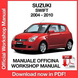Manuale Officina Suzuki Swift (2004-2005-2006-2007-2008-2009-2010) (EN)