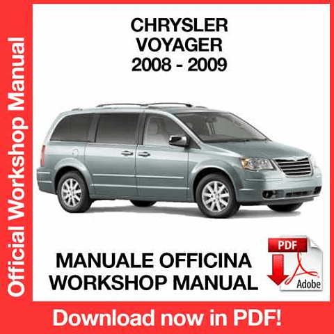 Manuale Officina Chrysler Voyager (2008-2009) (EN)