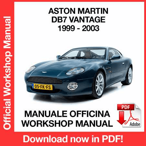 Manuale Officina Aston Martin DB7 (1999-2000-2001- 2002-2003) (EN)