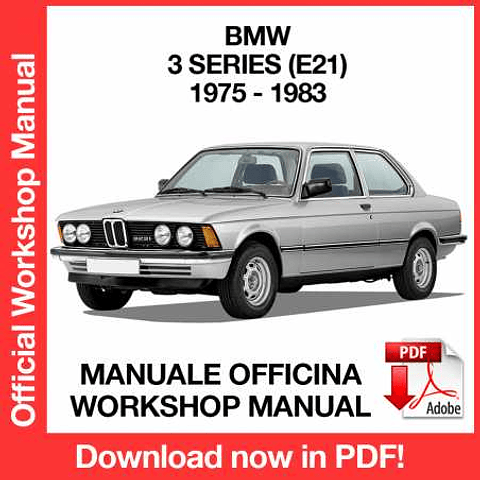 Manuale Officina BMW Serie 3 E21 (1975-1983) (EN)