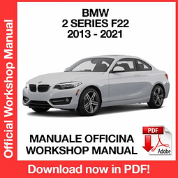 Manuale Officina BMW 2 Series F22 (2013-2014-2015-2016-2017-2018-2019-2020-2021) (EN)