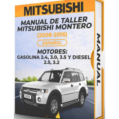 Manuale d'officina Mitsubishi Montero (2013, 2014, 2015, 2016)2.4, 3.0, 3.5