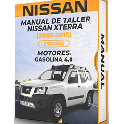 Manuale di officina Nissan Xterra (2010, 2011, 2012, 2013, 2014, 2015) 4.0
