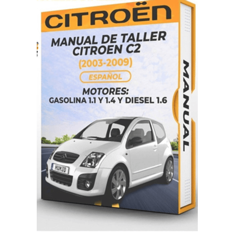 Manuale di officina Citroen C2 (2003-2009 2003, 2004, 2005, 2006, 2007, 2008, 2009) 1.1 e 1.4 GAS 1.6 