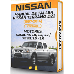 Manuale di officina Nissan Terrano D22 (1997, 1998, 1999, 2000, 2001, 2002, 2003, 2004, 2005)