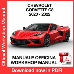 Manuale Officina Chevrolet Corvette C8 (2020-2021-2022) (EN)