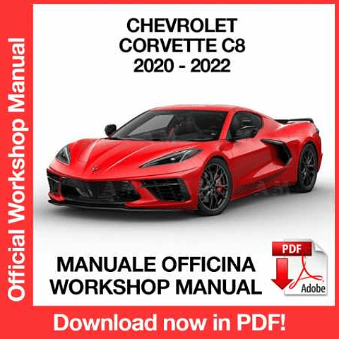 Manuale Officina Chevrolet Corvette C8 (2020-2021-2022) (EN)