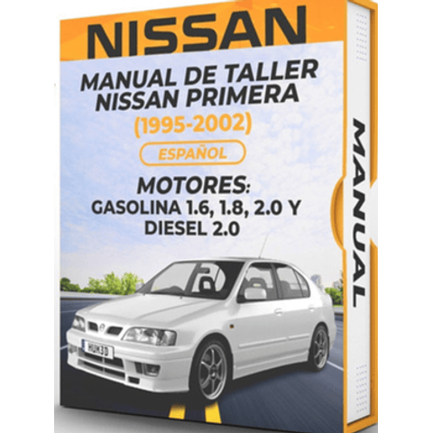 Manuale d'officina Nissan Primera (1995, 1996, 1997, 1998, 1999, 2000, 2001, 2002) 1.6, 1.8, 2.0 GAS 2.0