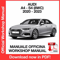 Manuale Officina Audi A4 S4 8WC (2020-2021-2022-2023) (EN)
