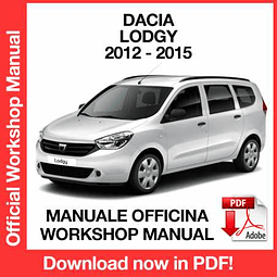 Manuale Officina Dacia Lodgy (2012-2013-2014-2015) (EN)