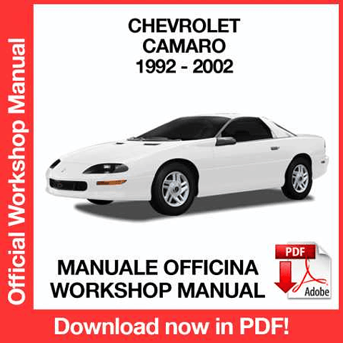 Manuale Officina Chevrolet Camaro (1992-1993-1994-1995-1996-1997-1998-1999-2000-2001-2002) (EN)