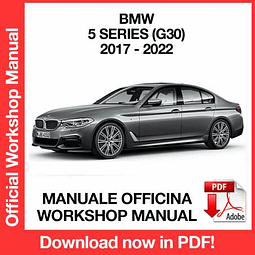 Manuale Officina BMW Serie 5 G30 (2017-2018-2019-2020-2021-2022) (EN)