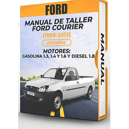 Manuale di officina Ford Courier (2006, 2007, 2008, 2009, 2010, 2011, 2012, 2013) 1.3, 1.4 1.6