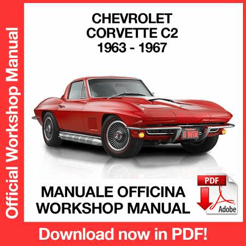 Manuale Officina Chevrolet Corvette C2 (1963-1967) (EN)