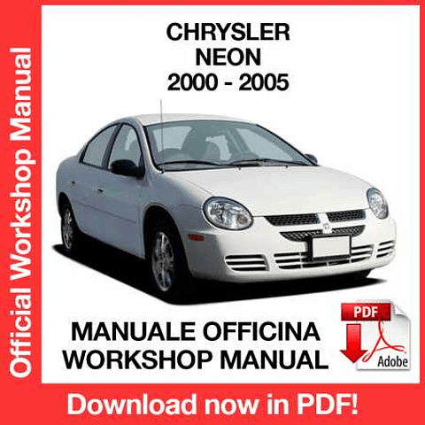 Manuale Officina Chrysler Neon (2000-2001- 2002-2003-2004-2005) (EN)