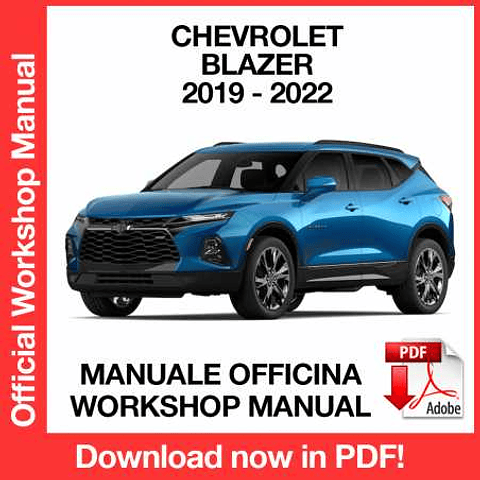 Manuale Officina Chevrolet Blazer (2019-2020-2021-2022) (EN)