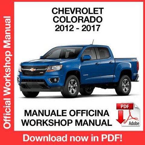 Manuale Officina Chevrolet Colorado (2012-2013-2014-2015-2016-2017) (EN)
