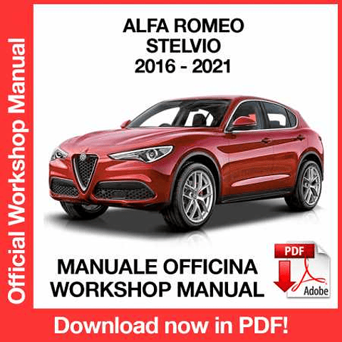 Manuale Officina Alfa Romeo STELVIO (2016-2017-2018-2019-2020-2021) (ITA)