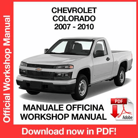 Manuale Officina Chevrolet Colorado (2007-2008-2009-2010) (EN)