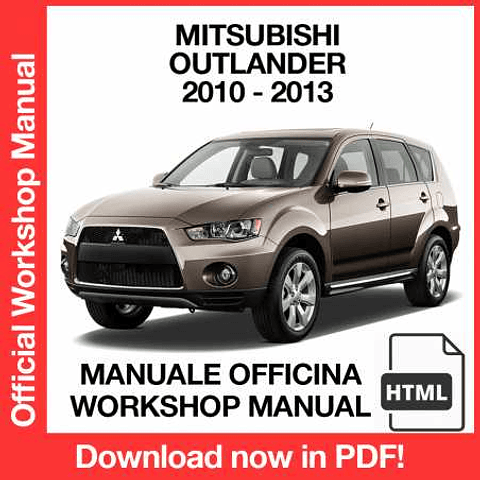 Workshop Manual Mitsubishi Outlander (2010-2011-2012-2013) (EN)