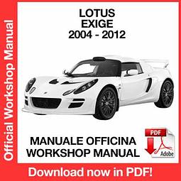Manuale Officina Lotus Exige (2004-2005-2006-2007-2008-2009-2010-2011-2012) (EN)