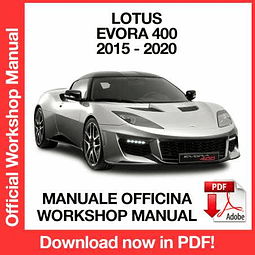Manuale Officina Lotus Evora 400 (2015-2016-2017-2018-2019-2020) (EN)