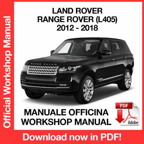 Manuale Officina Land Rover Range Rover L405 (2012-2013-2014-2015-2016-2017-2018) (EN)