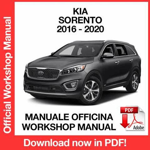 Manuale Officina Kia Sorento (2016-2017-2018-2019-2020) (EN)
