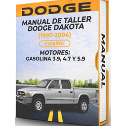 Manuale di officina Dodge Dakota (1997, 1998, 1999, 2000, 2001, 2002, 2003, 2004) 3.9, 4.7 e 5.9