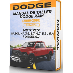 Manuale di officina Dodge Ram (2009, 2010, 2011, 2012, 2013, 2014, 2015, 2016, 2017, 2018) 3.6, 3.7, 4.7, 5.7, 6.4