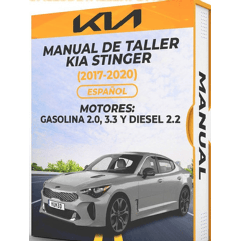 Manuale di officina Kia Stinger (2017, 2018, 2019, 2020)
