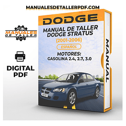 Manuale di officina Dodge Stratus (2001, 2002, 2003, 2004, 2005, 2006) 2.4, 2.7, 3.0