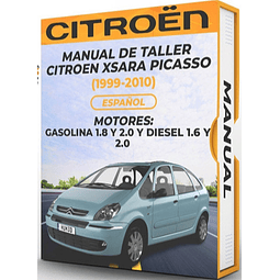 Manuale di officina Citroen Xsara Picasso (2005, 2006, 2007, 2008, 2009, 2010) 1.8 2.0 GAS 1.6 2.0