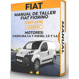 Manuale officina Fiat Fiorino (2013, 2014, 2015, 2016, 2017, 2018) 1.4