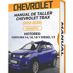 Manuale di officina Chevrolet Trax (2016, 2017, 2018, 2019, 2020) 1.4, 1.6, 1.8 GAS 1.7