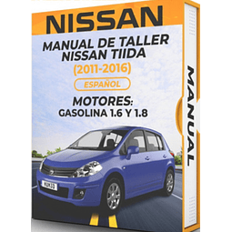 Manuale di officina Nissan Tiida (2011, 2012, 2013, 2014, 2015, 2016) 1.6, 1.8