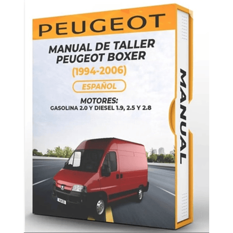 Manuale di officina Peugeot Boxer (1994, 1995, 1996, 1997, 1998, 1999) 2.0 GAS 1.9, 2.5 2.8
