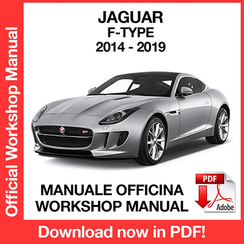 Manuale Officina Jaguar F-Type (2014-2015-2016-2017-2018-2019) (EN)