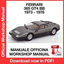 Manuale Officina Ferrari 365 GT4 BB (1973-1976) (EN)