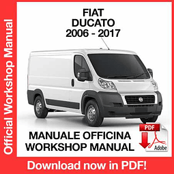 Manuale Officina Fiat Ducato (2006-2007-2008-2009-2010-2011-2012-2013-2014-2015-2016-2017) (EN)