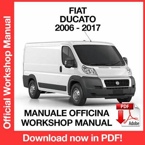 Manuale Officina Fiat Ducato (2006-2007-2008-2009-2010-2011-2012-2013-2014-2015-2016-2017) (EN)