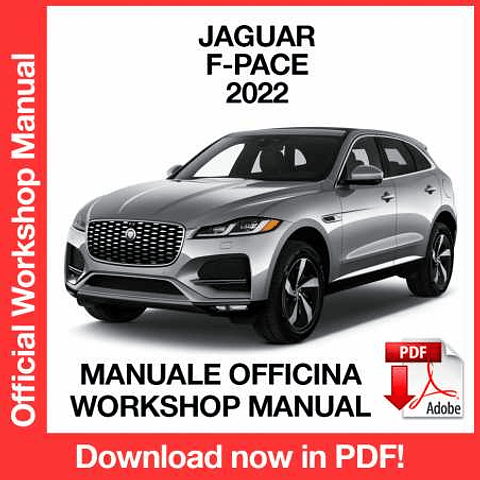Manuale Officina Jaguar F-Pace X761 (2022) (EN)