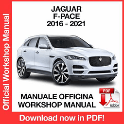 Manuale Officina Jaguar F-Pace X761 (2016-2017-2018-2019-2020-2021) (EN)