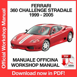 Manuale Officina Ferrari 360 Challenge Stradale (1999-2000-2001- 2002-2003-2004-2005) (EN)