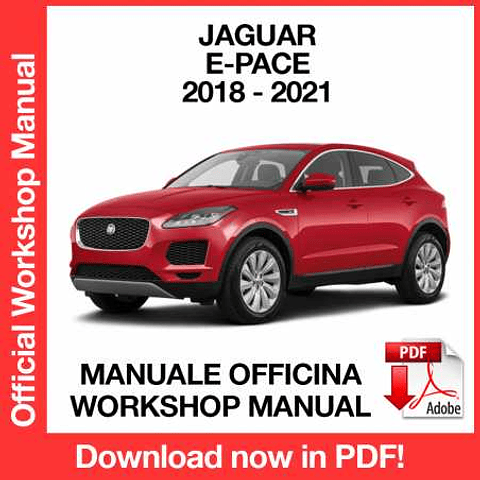 Manuale Officina Jaguar E-Pace X540 (2018-2019-2020-2021) (EN)
