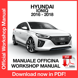 Manuale Officina Hyundai Ioniq Hybrid (2016-2017-2018) (EN)