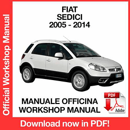 Manuale Officina Fiat Sedici (2005-2006-2007-2008-2009-2010-2011-2012-2013-2014) (EN)