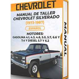 Manuale di officina Chevrolet Silverado BENZINA 4.1, 4.3, 4.8, 5.0, 5.7, 6.6 e 7.4 e DIESEL 5.7 e 6.2 PDF