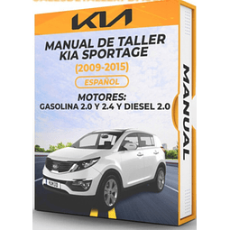 Manuale di officina Kia Sportage (2009, 2010, 2011, 2012, 2013, 2014, 2015)