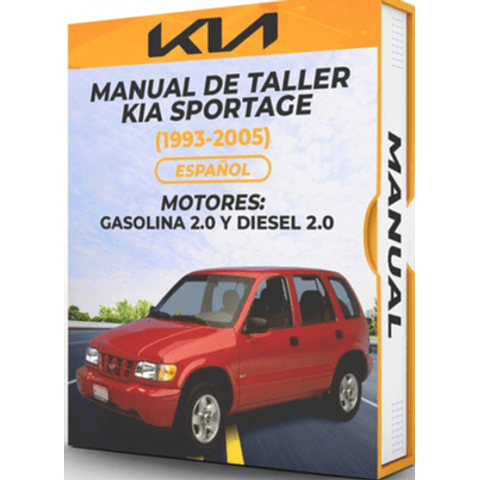 Manuale di officina Kia Sportage (2000, 2001, 2002, 2003, 2004, 2005) BENZINA 2.0 E DIESEL 2.0 